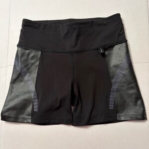 Athletics Allyson Felix Sleek Black reflective Women's Shorts